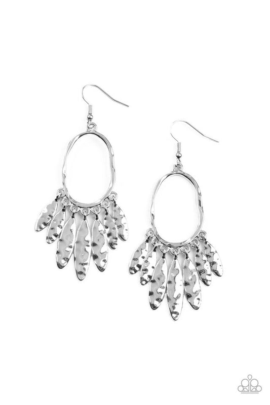 Artisan Aria - Silver - Paparazzi Earring Image