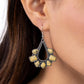 ​Mesa Trek - Yellow - Paparazzi Earring Image