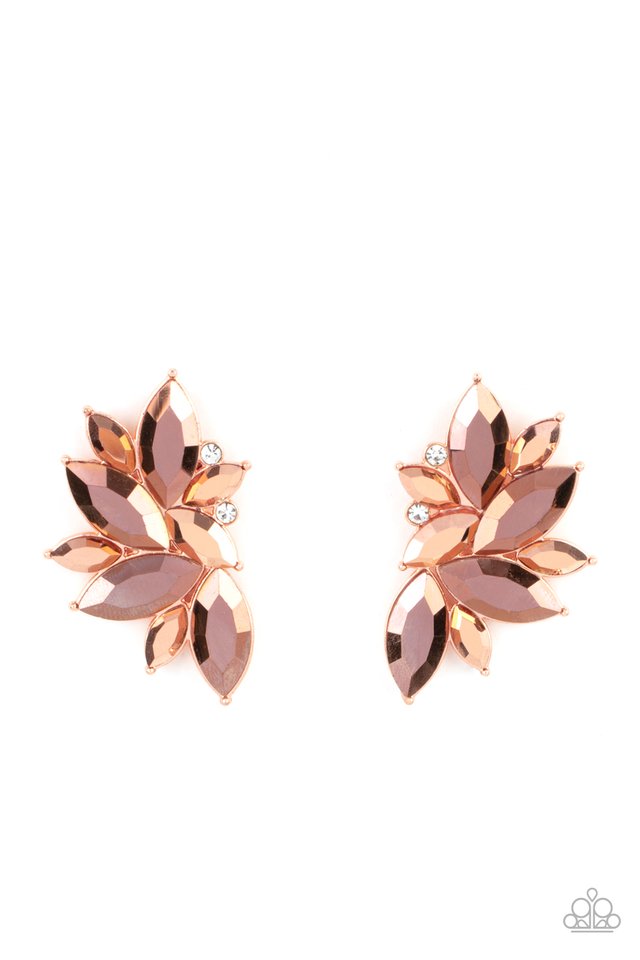 Instant Iridescence - Copper - Paparazzi Earring Image