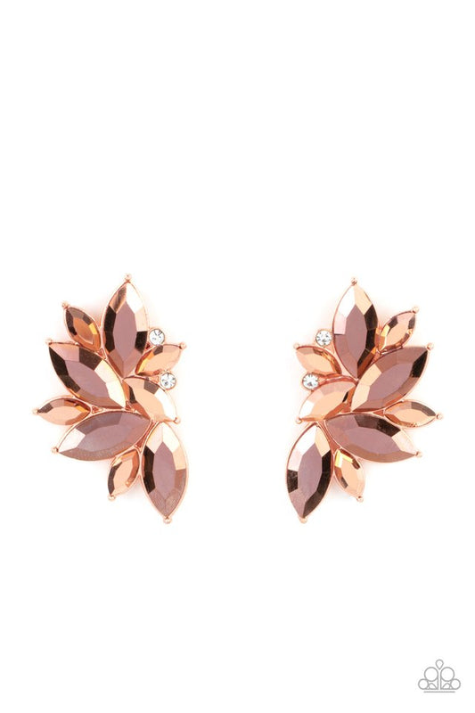 Instant Iridescence - Copper - Paparazzi Earring Image
