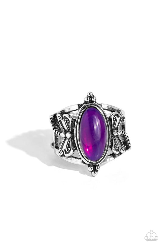 Dance of the Dragonflies - Purple - Paparazzi Ring Image