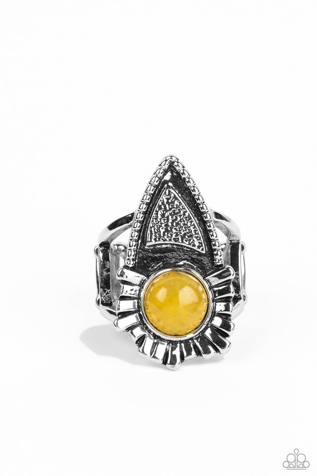 ​Solstice Scene - Yellow - Paparazzi Ring Image