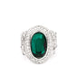 ​Always OVAL-achieving - Green - Paparazzi Ring Image