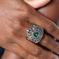 ​Charismatic Couture - Green - Paparazzi Ring Image
