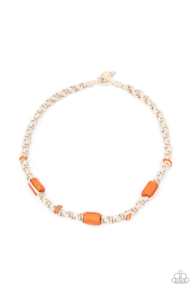 Explorer Exclusive - Orange - Paparazzi Necklace Image