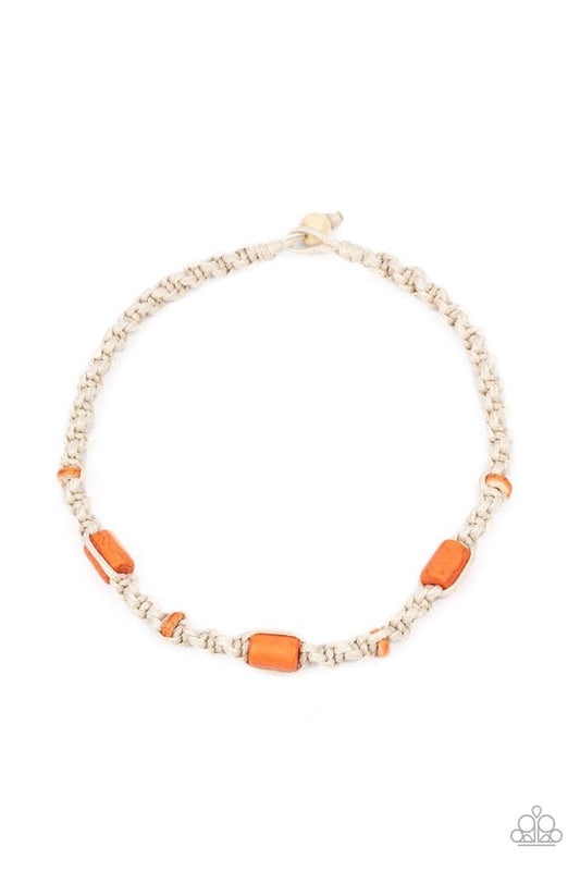 Explorer Exclusive - Orange - Paparazzi Necklace Image
