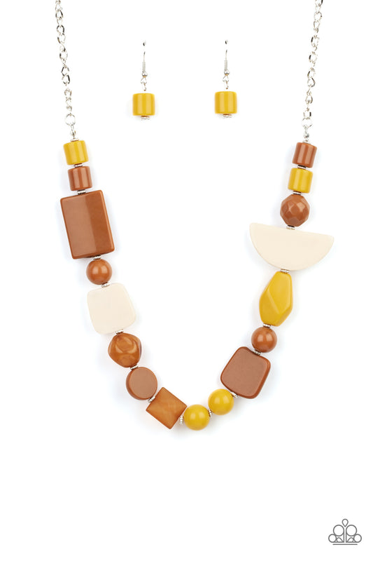Paparazzi Necklace ~ Tranquil Trendsetter - Yellow