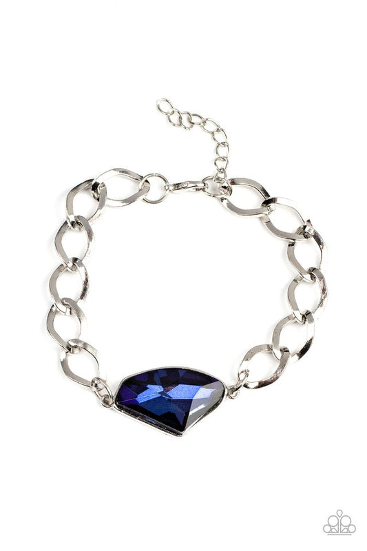 Galactic Grunge - Blue - Paparazzi Bracelet Image