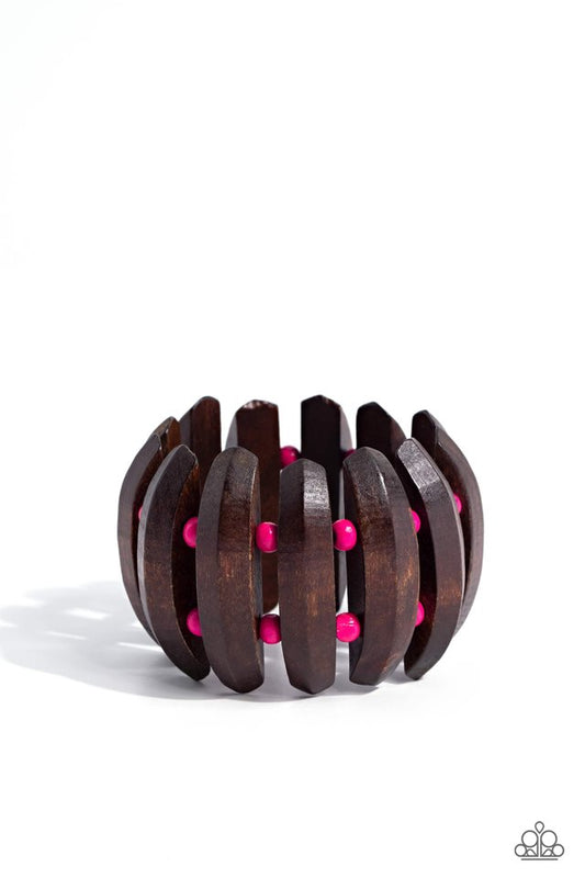 Bora Bora Bauble - Pink - Paparazzi Bracelet Image