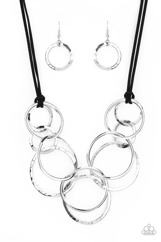 Spiraling Out of COUTURE - Silver - Paparazzi Necklace Image