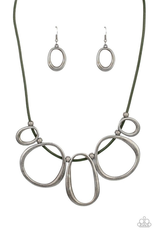 Historical Hipster - Green - Paparazzi Necklace Image