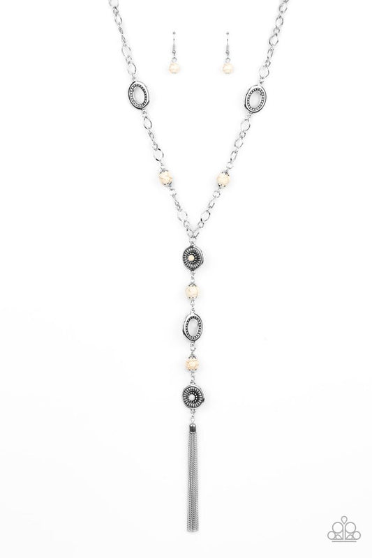 The Natural Order - White - Paparazzi Necklace Image