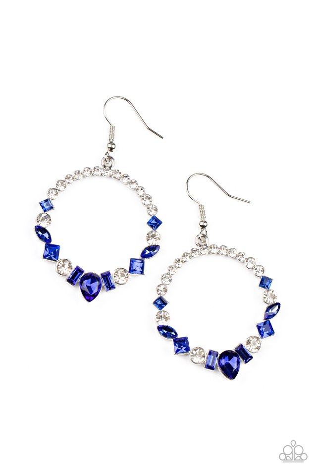 Revolutionary Refinement - Blue - Paparazzi Earring Image