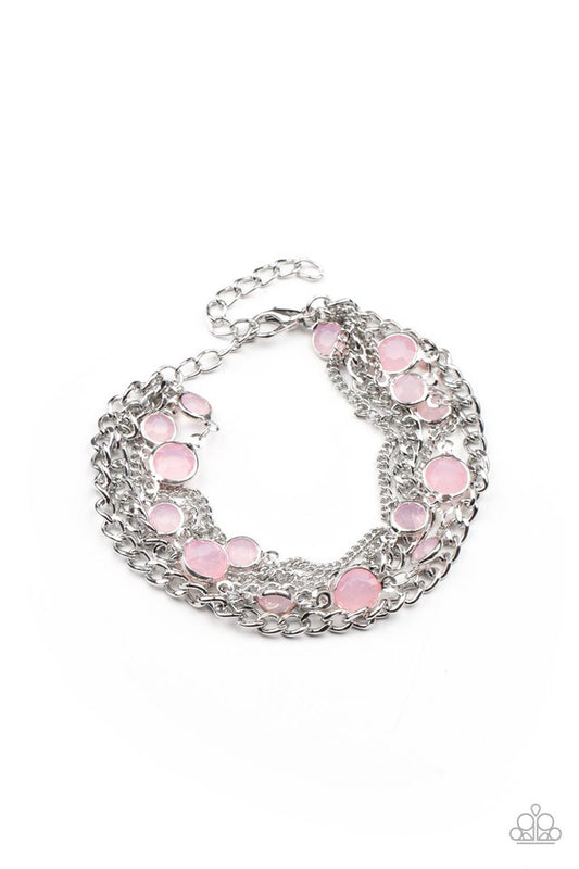 Glossy Goddess - Pink - Paparazzi Bracelet Image