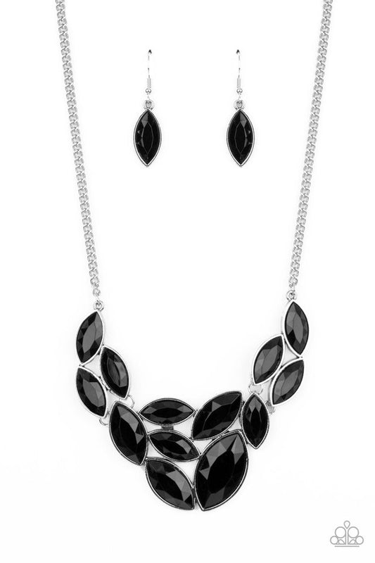 Glitzy Goddess - Black - Paparazzi Necklace Image