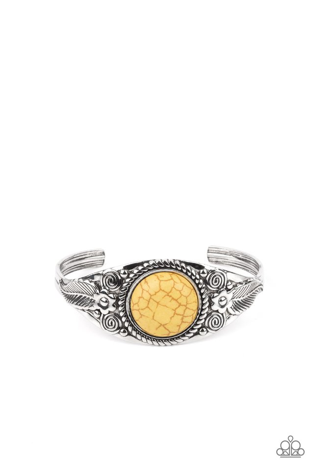 ​Whimsically Winslow - Yellow - Paparazzi Bracelet Image