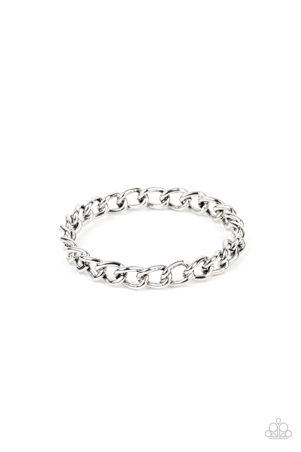 Pulsera Paparazzi ~ Rebel Radar - Plata