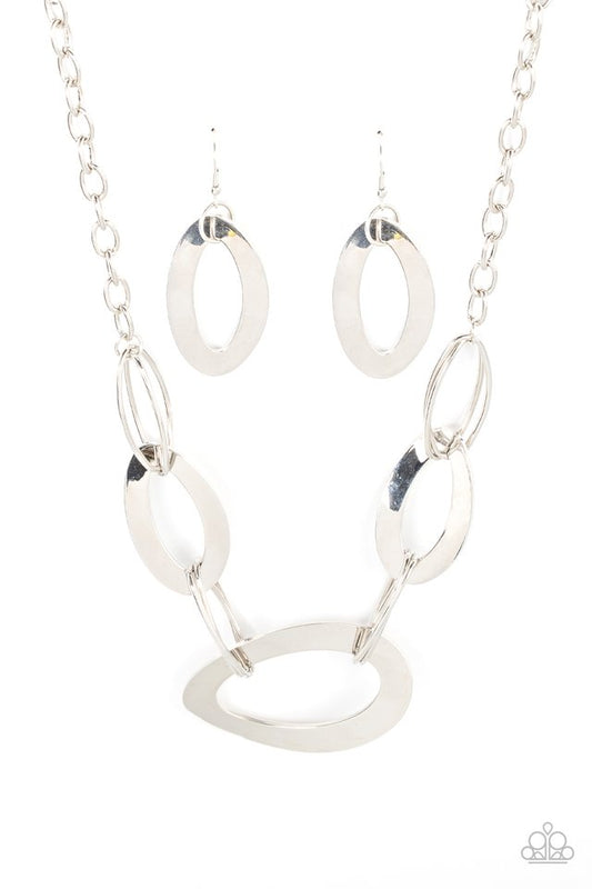 ​METALHEAD Count - Silver - Paparazzi Necklace Image