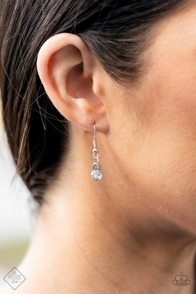 Audacious Attitude - White - Paparazzi Necklace Image