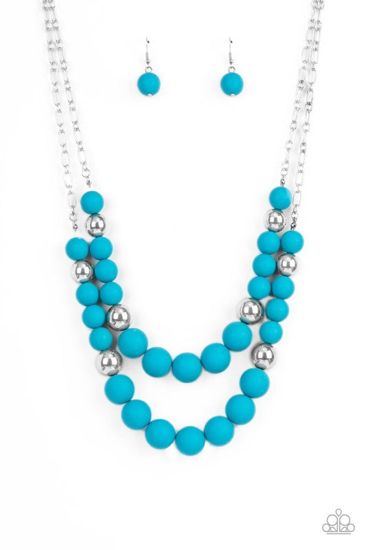 Vivid Vanity - Blue - Paparazzi Necklace Image