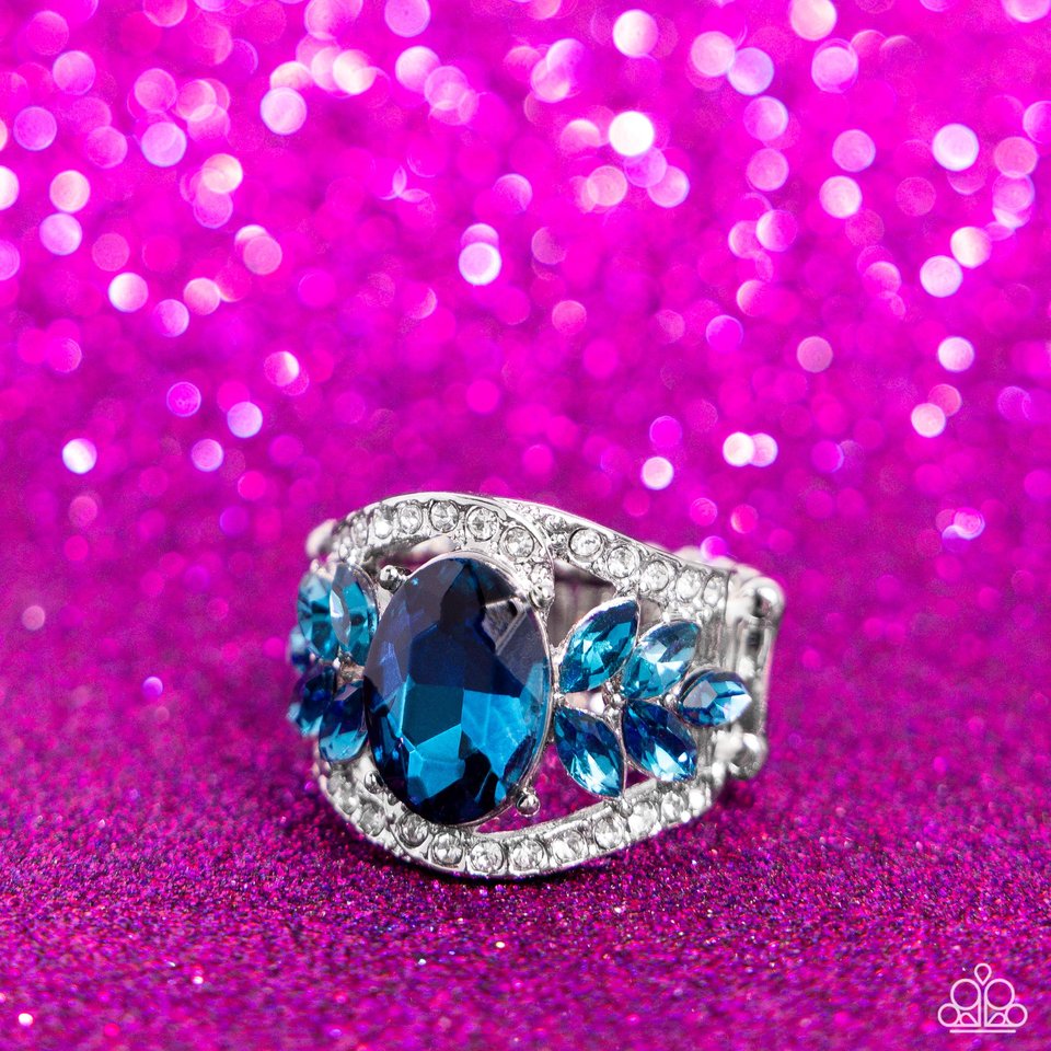 Cosmic Clique - Blue - Paparazzi Ring Image