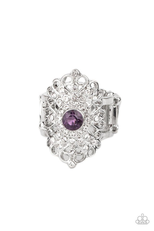 Dining with Royalty - Purple - Paparazzi Ring Image