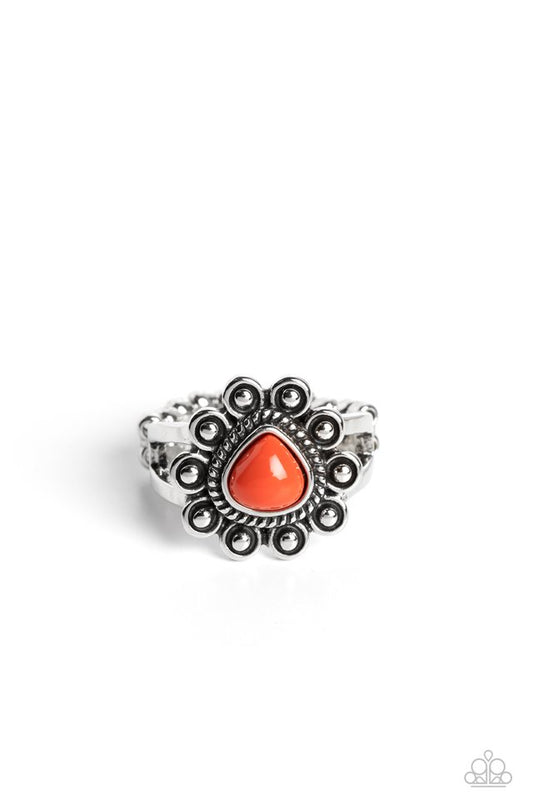 Fruity Frou-Frou - Orange - Paparazzi Ring Image