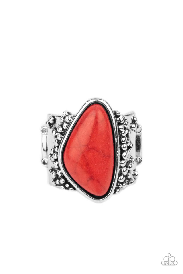 Soul Trek - Red - Paparazzi Ring Image