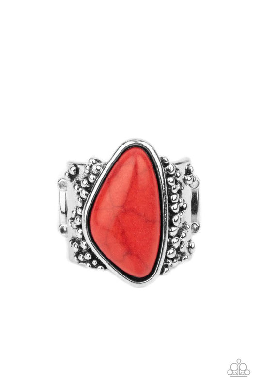 Soul Trek - Red - Paparazzi Ring Image