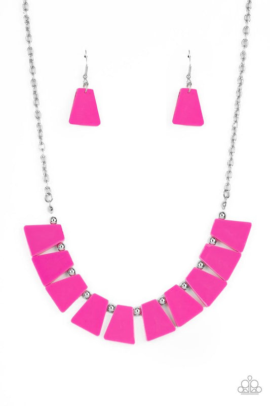 Vivaciously Versatile - Pink - Paparazzi Necklace Image