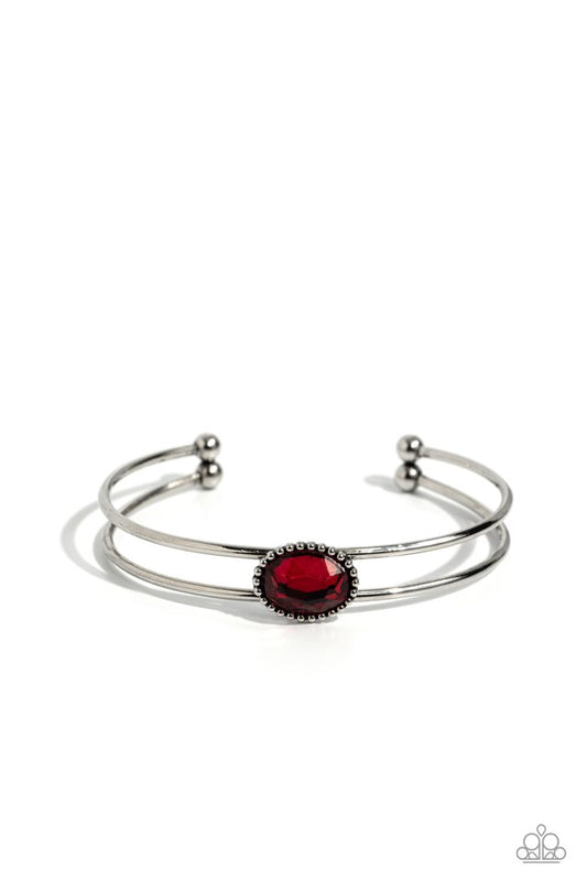 Magnificently Mesmerized - Red - Paparazzi Bracelet Image