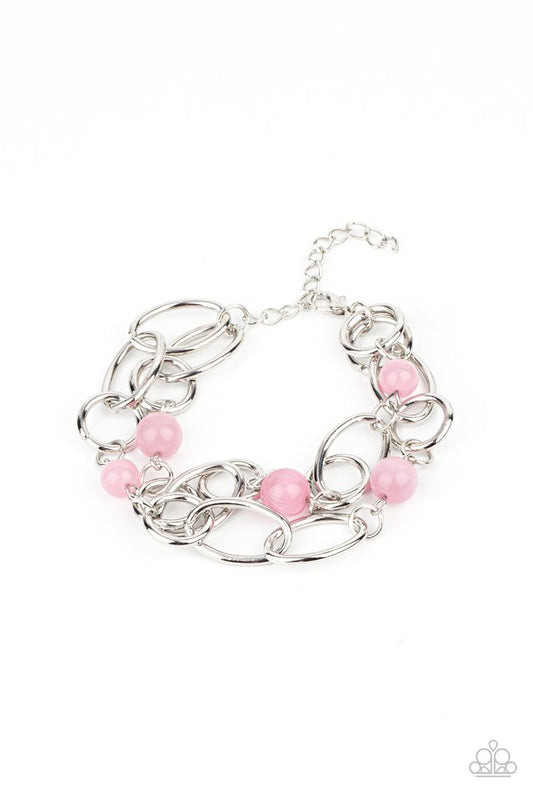 Delightfully Daydreamy - Pink - Paparazzi Bracelet Image