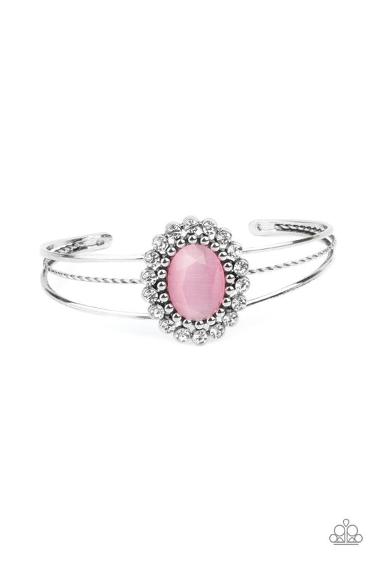 Prismatic Flower Patch - Pink - Paparazzi Bracelet Image