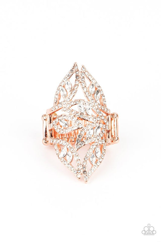 Fiery Foliage - Copper - Paparazzi Ring Image