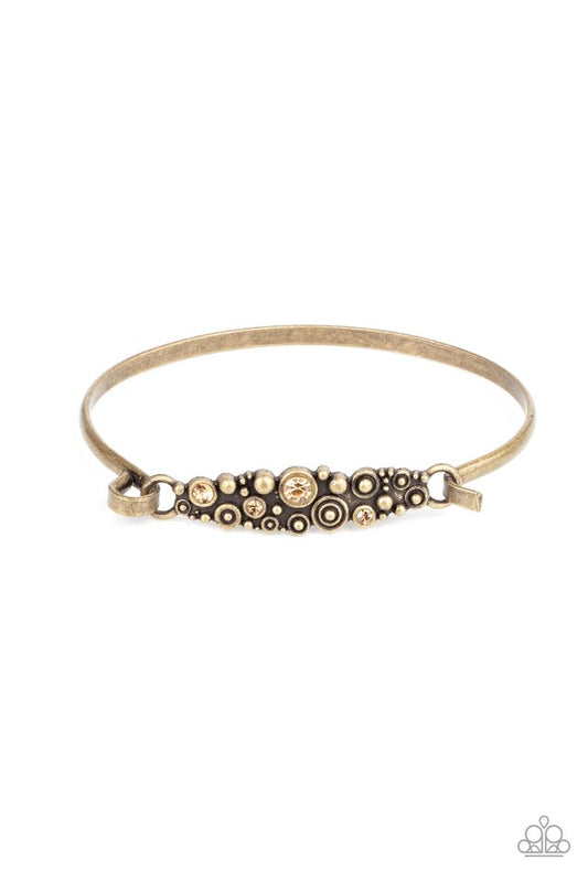 Bubbling Whimsy - Brass - Paparazzi Bracelet Image