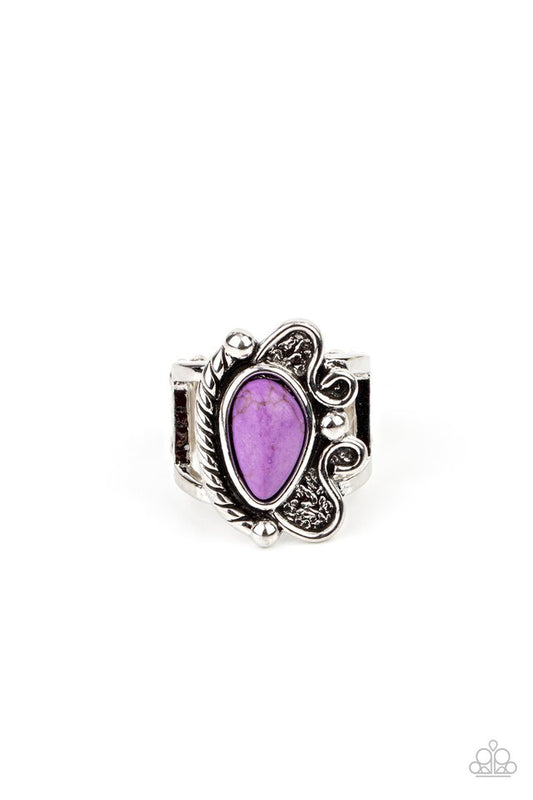 Mesa Meditation - Purple - Paparazzi Ring Image