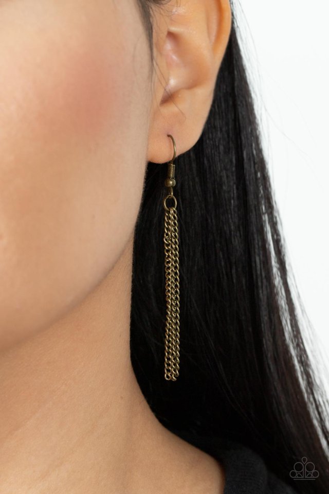 ​Join The Circle - Brass - Paparazzi Necklace Image