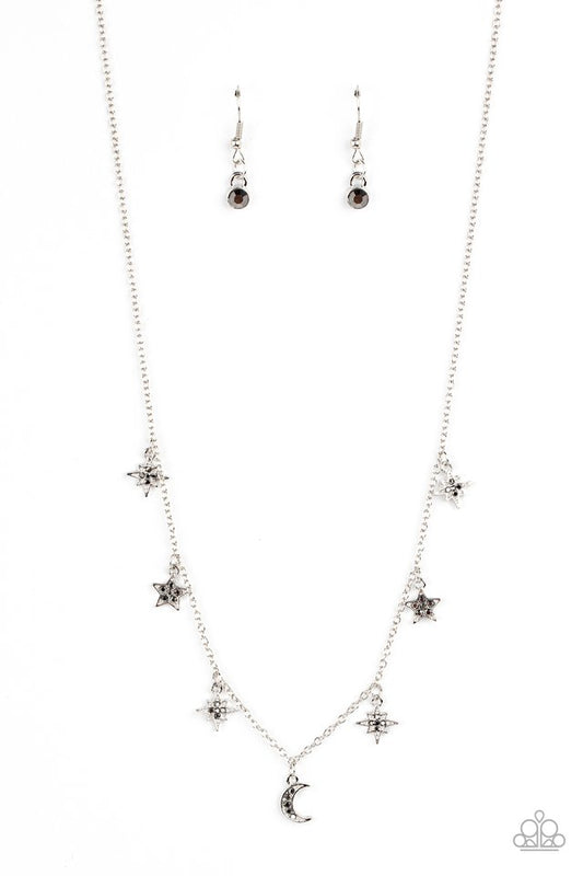 ​Cosmic Runway - Silver - Paparazzi Necklace Image