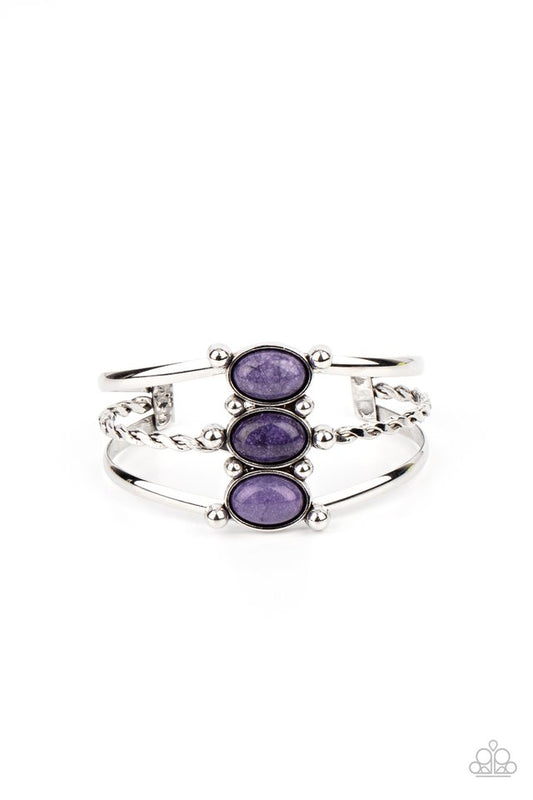 Extra Earthy - Purple - Paparazzi Bracelet Image