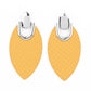 Wildly Workable - Yellow - Paparazzi Earring Image