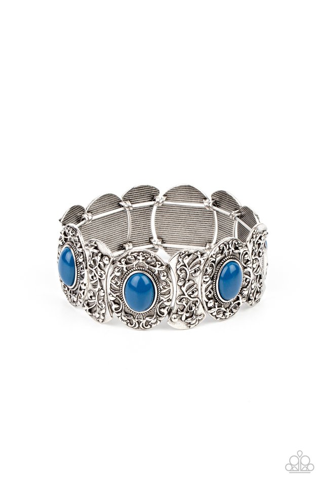 ​Versailles Vineyard - Blue - Paparazzi Bracelet Image
