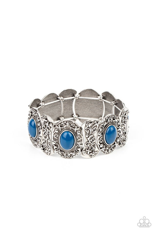 Versailles Vineyard - Blue - Paparazzi Bracelet Image