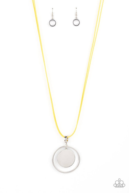 ​Rural Reflection - Yellow - Paparazzi Necklace Image