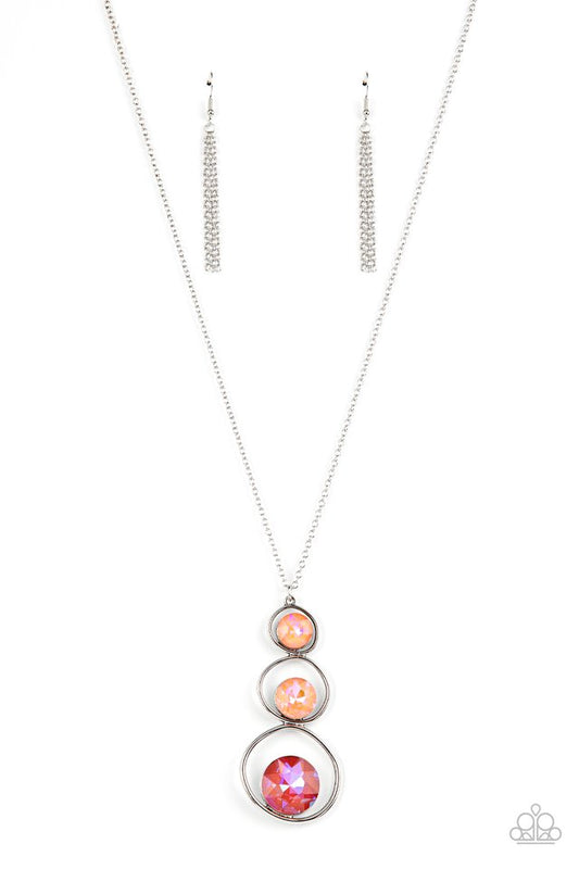 Celestial Courtier - Orange - Paparazzi Necklace Image