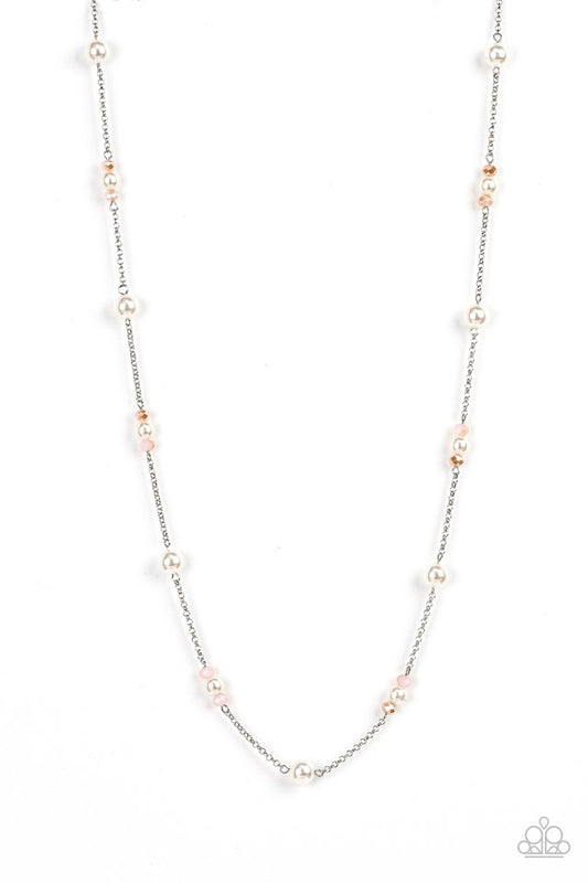 Keep Your Eye on the BALLROOM - Pink - Paparazzi Necklace Image