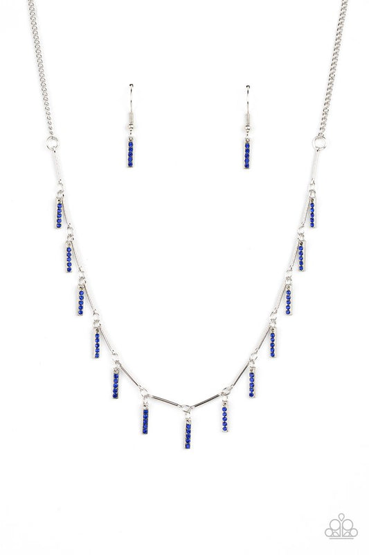 Metro Muse - Blue - Paparazzi Necklace Image