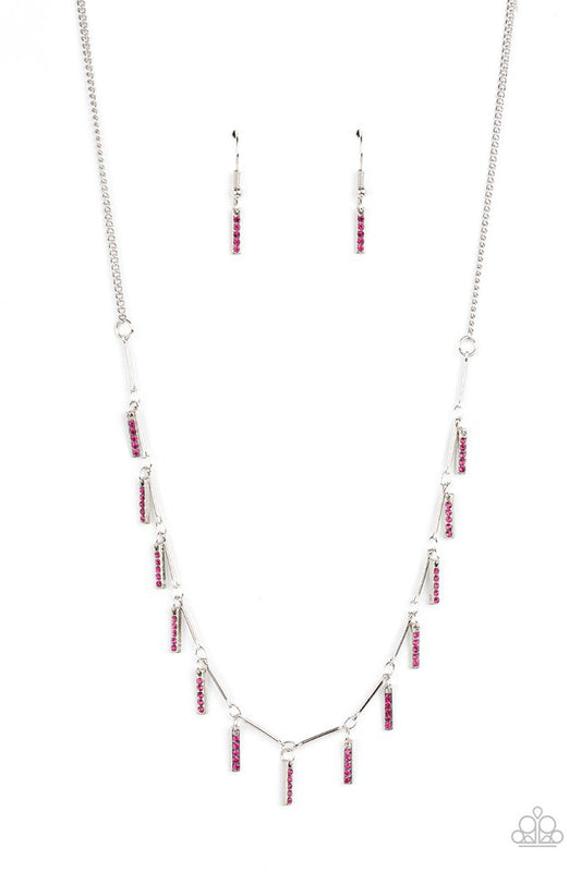 Metro Muse - Pink - Paparazzi Necklace Image