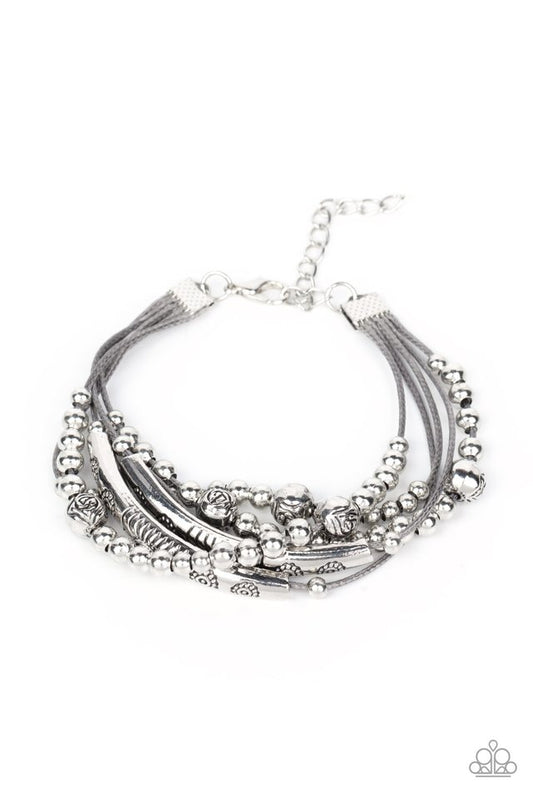Wanderlust Wanderess - Silver - Paparazzi Bracelet Image