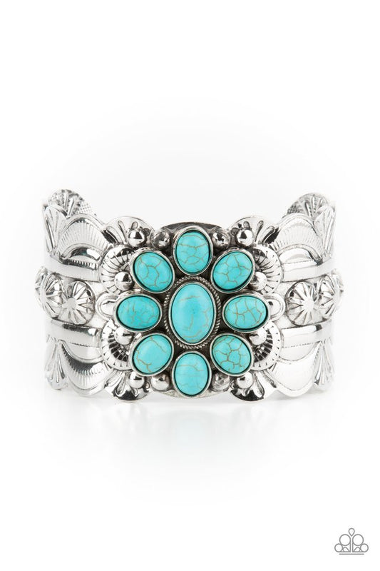 Southern Eden - Blue - Paparazzi Bracelet Image