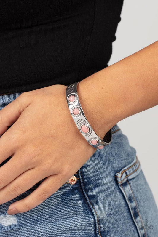 Heavenly Horizons - Pink - Paparazzi Bracelet Image